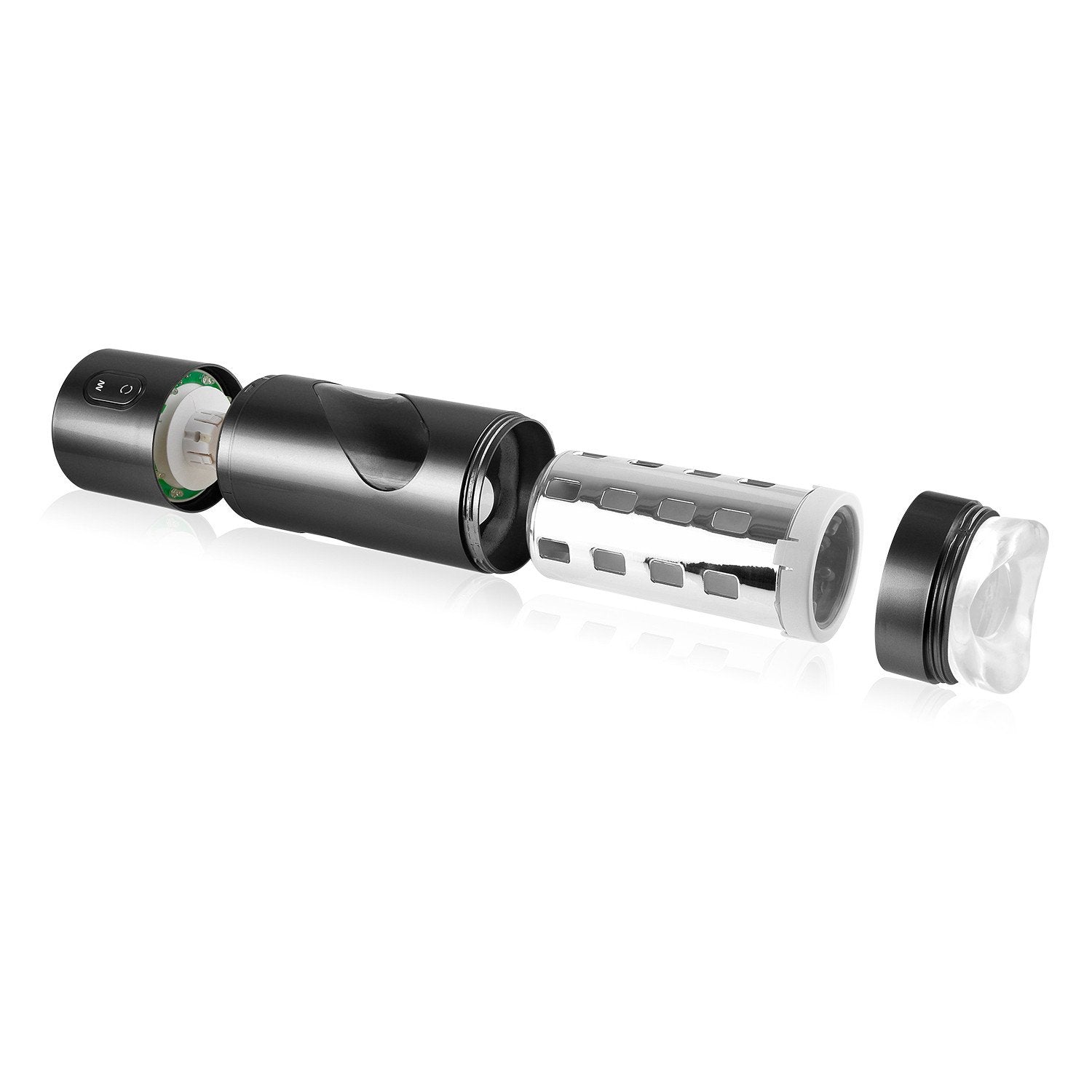 Pipedream - Extreme Rechargeable Roto-Bator Mouth Masturbator (Black) - PleasureHobby Singapore