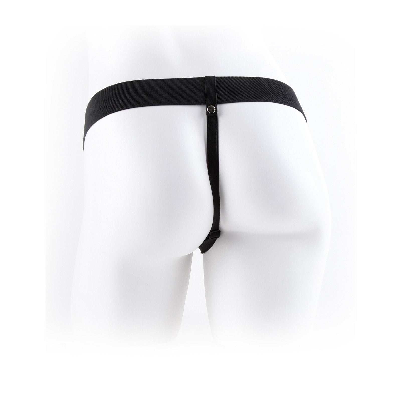 Pipedream - Fetish Fantasy Series Vibrating Hollow Strap-On With Balls 9" (Flesh) - PleasureHobby