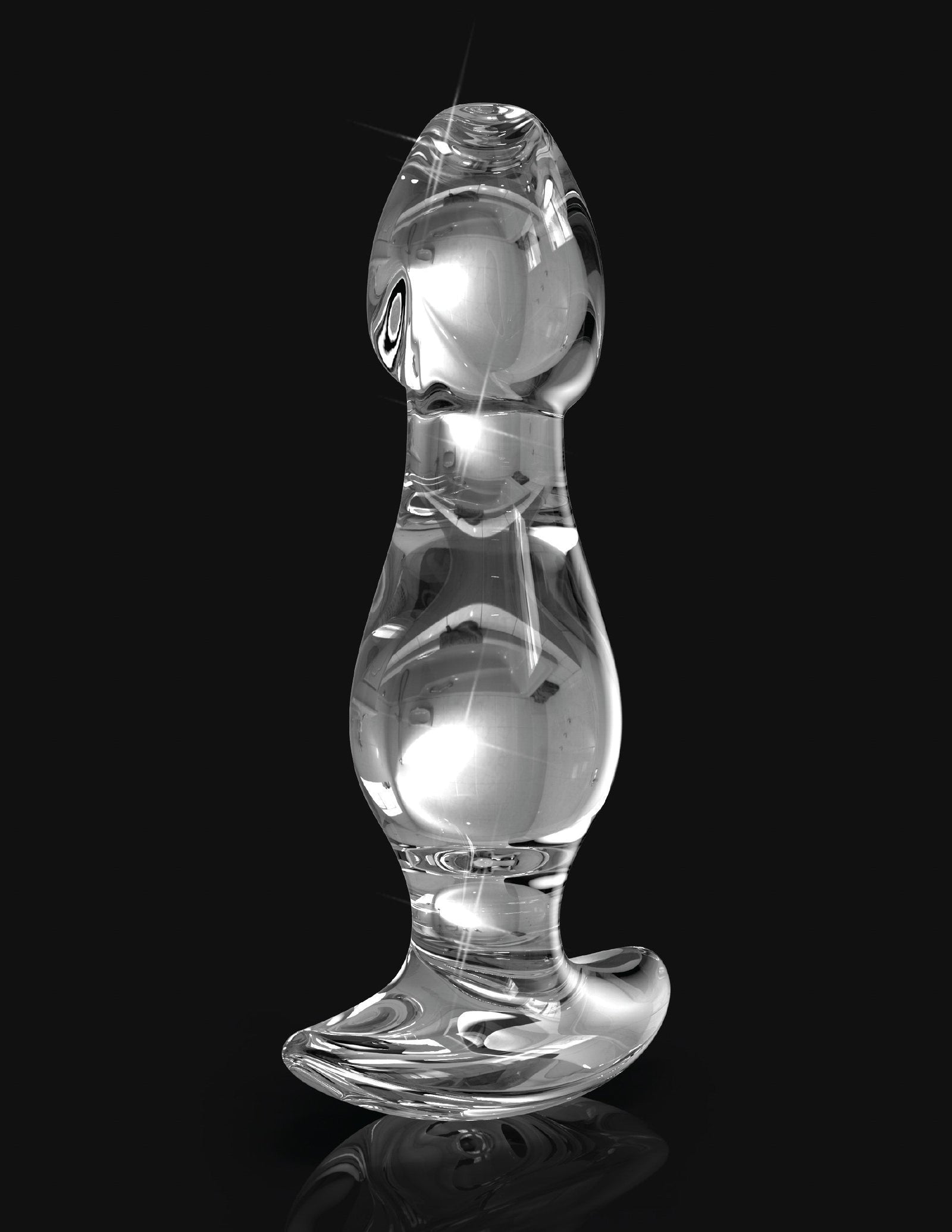 Pipedream - Icicles No 72 Hand Blown Massager (Clear) Glass Anal Plug (Non Vibration) Singapore
