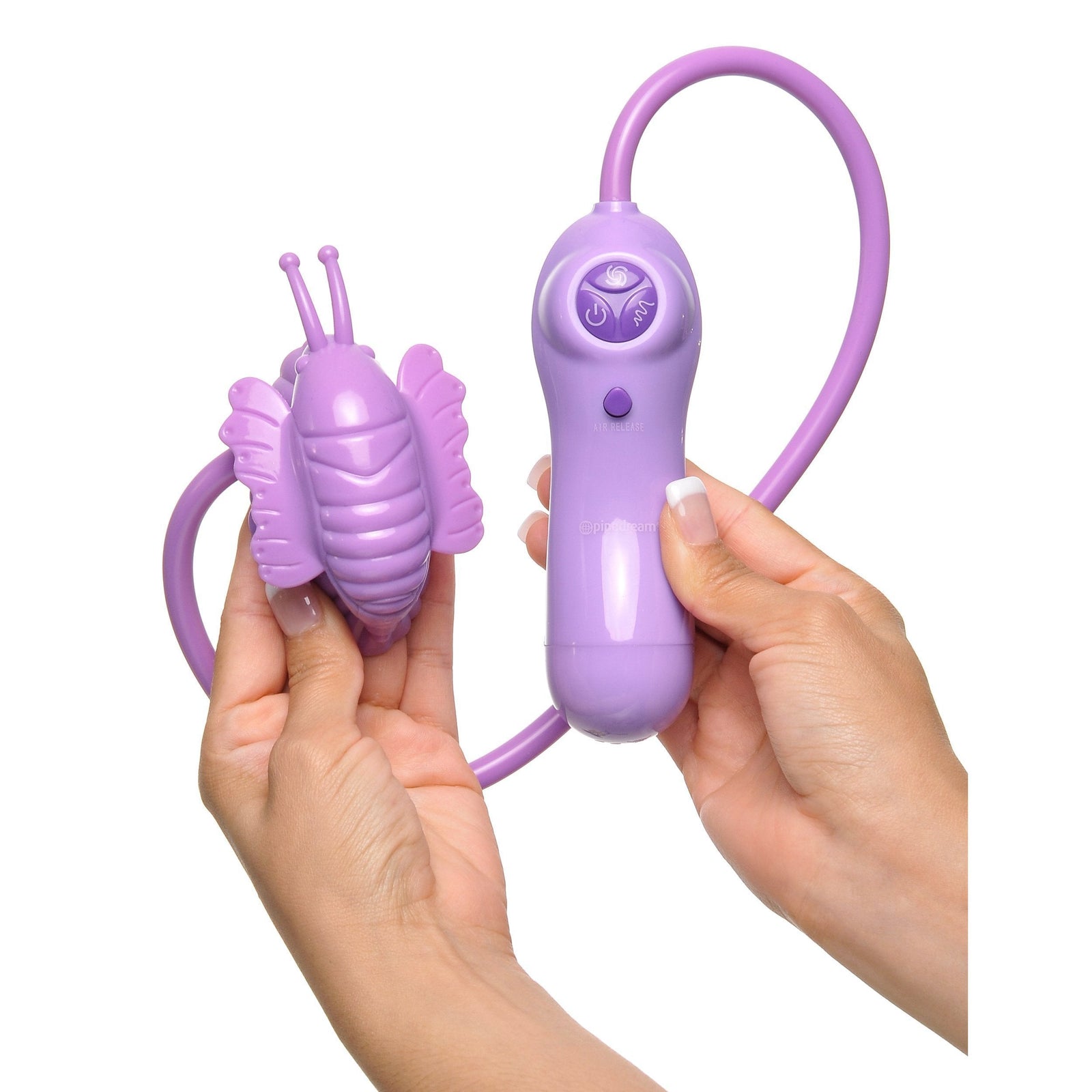 Pipedream - Fantasy For Her Butterfly Flutt-Her Clit Massager (Purple) Clit Massager (Vibration) Non Rechargeable