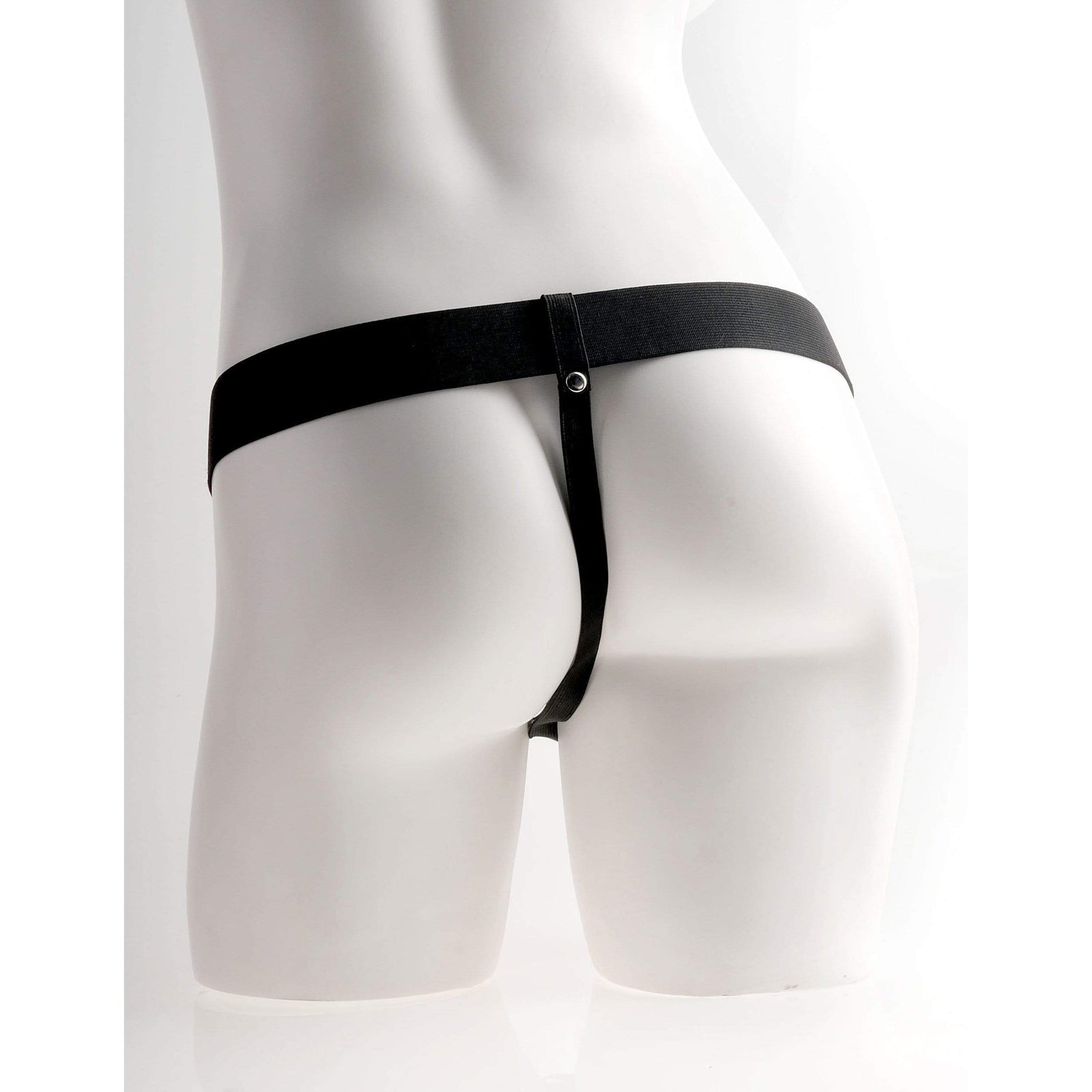 Pipedream - Fetish Fantasy Hollow Rechargeable Strap On with Balls 7" (Beige) Strap On with Hollow Dildo for Male (Vibration) Non Rechargeable 603912756524 CherryAffairs