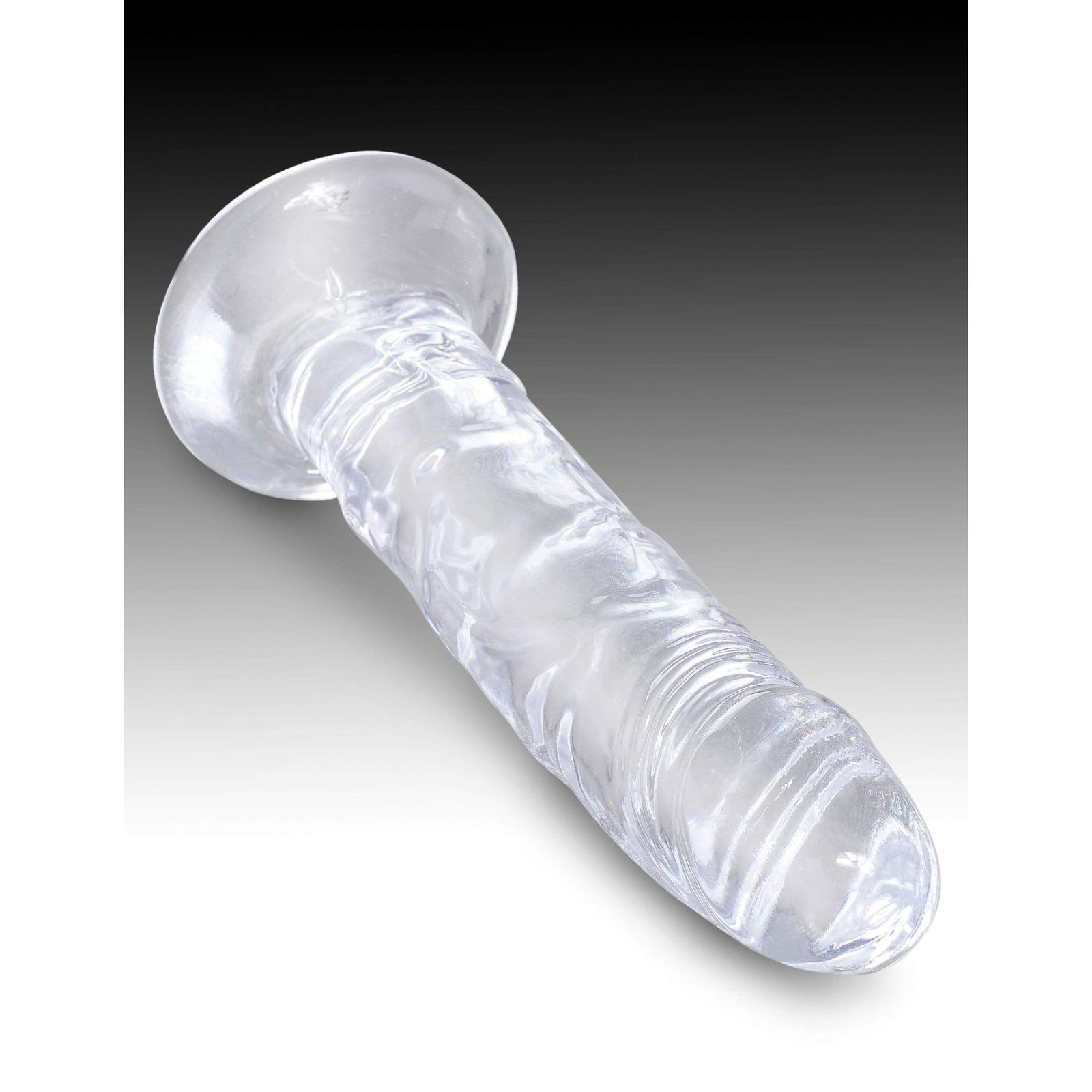 Pipedream - King Cock Clear Cock Dildo 6" (Clear) Realistic Dildo with suction cup (Non Vibration) 603912758832 CherryAffairs