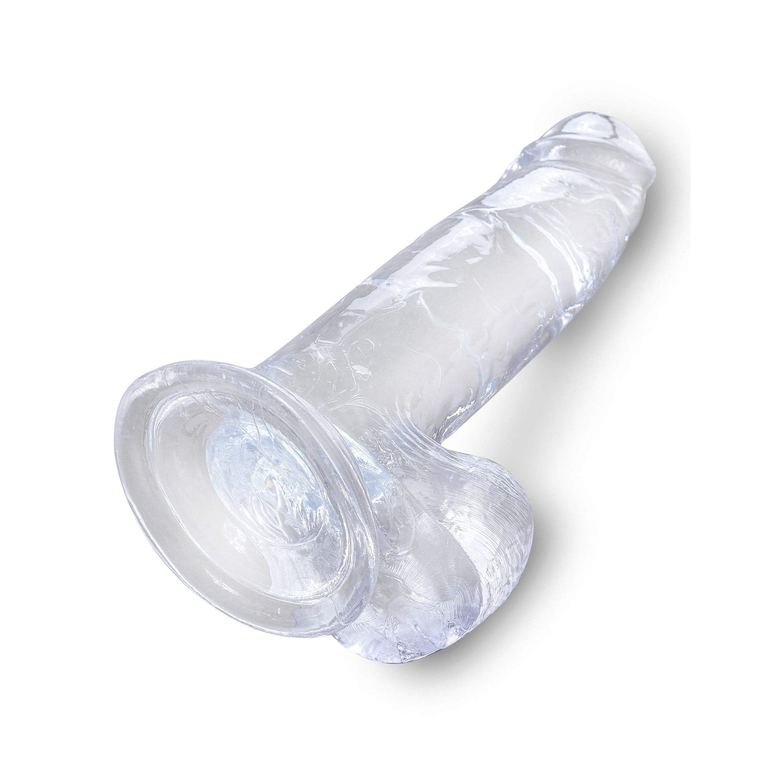 Pipedream - King Cock Clear Cock with Balls Dildo 7" (Clear) Realistic Dildo with suction cup (Non Vibration) 603912758849 CherryAffairs