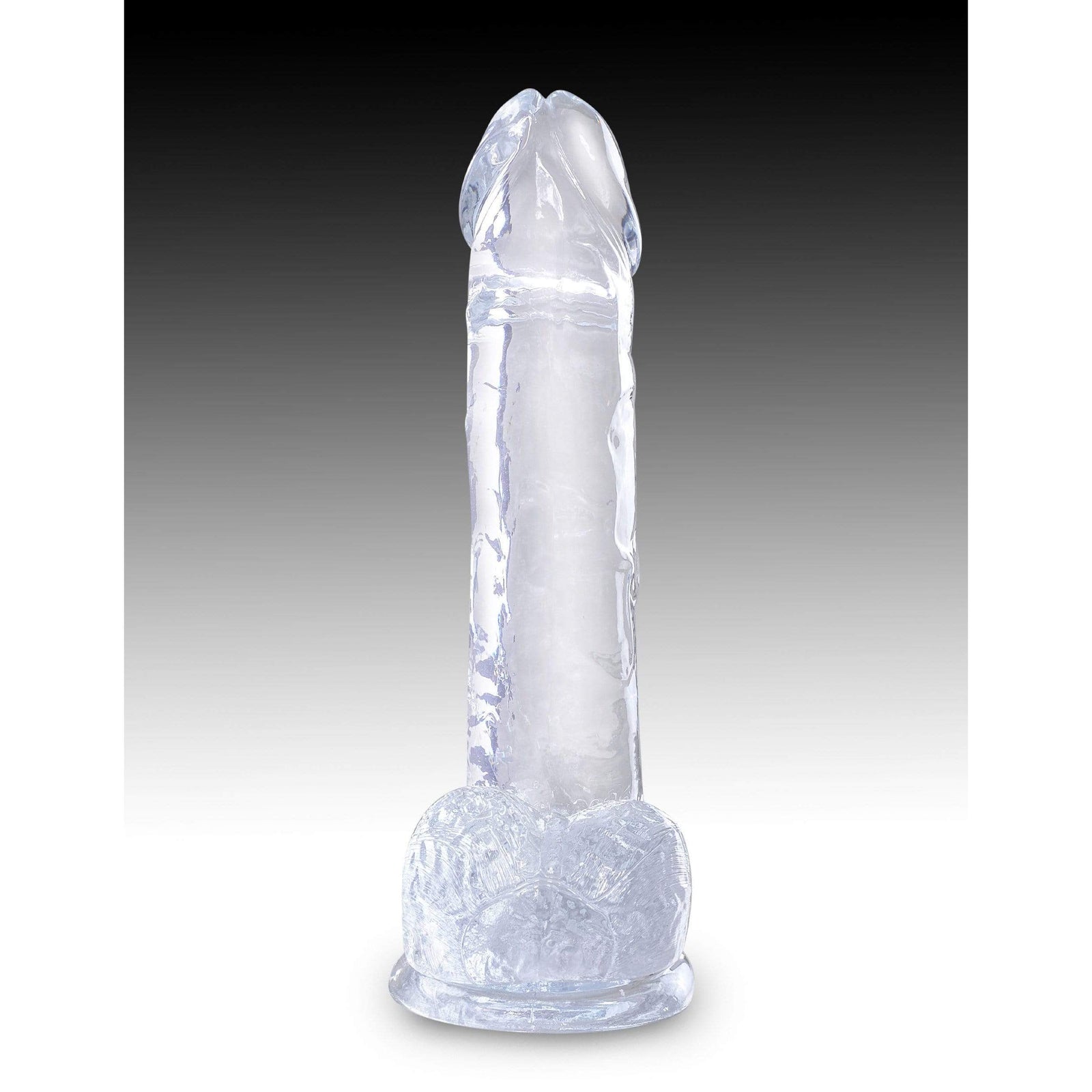 Pipedream - King Cock Clear Cock with Balls Dildo 7" (Clear) Realistic Dildo with suction cup (Non Vibration) 603912758849 CherryAffairs