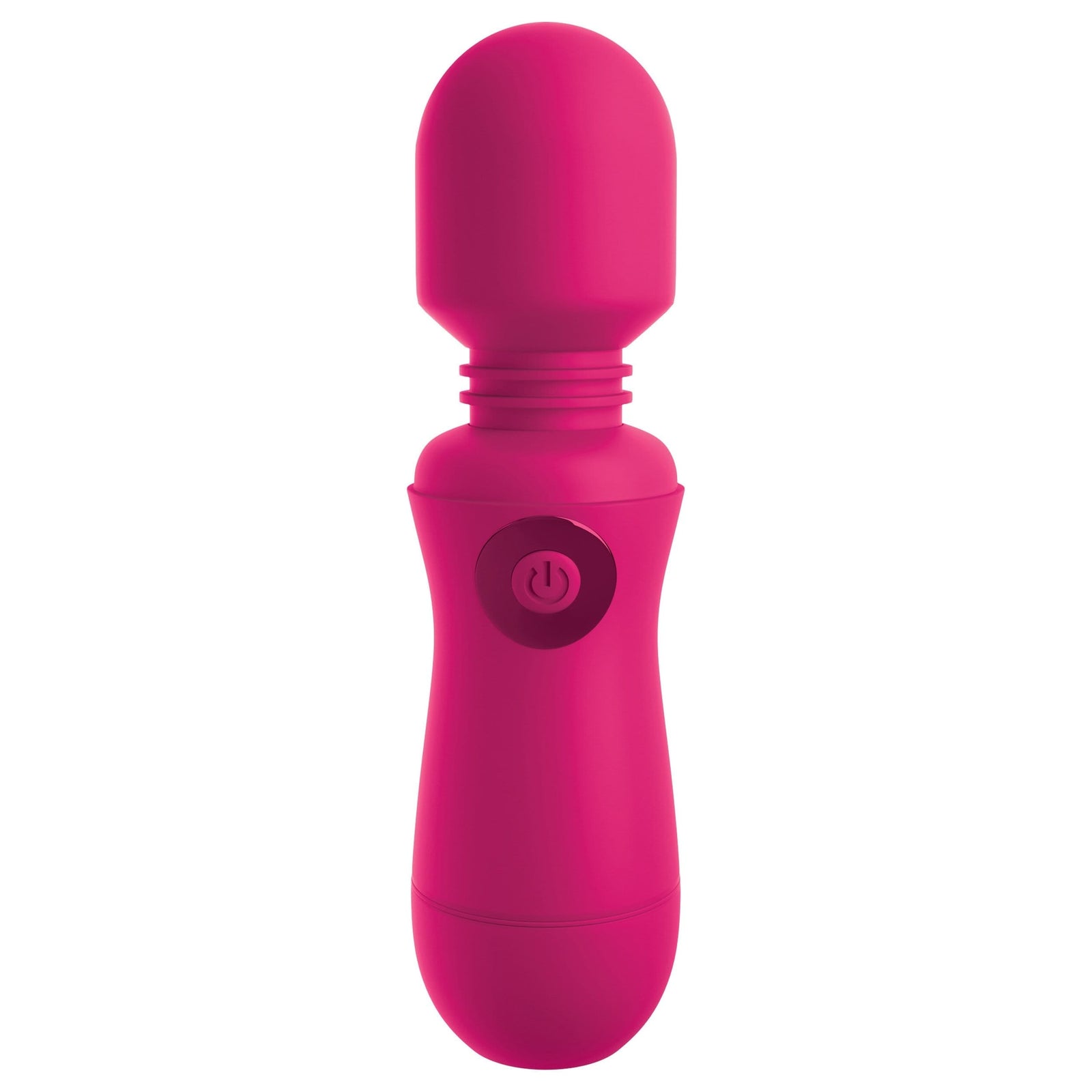 Pipedream - OMG Wands #Enjoy Rechargeable Mini Wand Massager (Fuchsia) Mini Wand Massagers (Vibration) Rechargeable 319977514 CherryAffairs