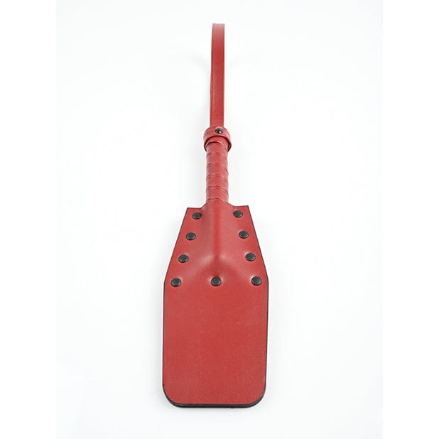Sportsheets - Saffron BDSM Studded Spanker (Red) Paddle 626135784 CherryAffairs