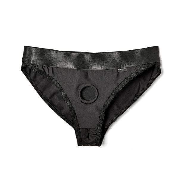 Sportsheets - Em Ex Silhouette Strap On Harness XS (Black) Strap On w/o Dildo 646709661014 CherryAffairs