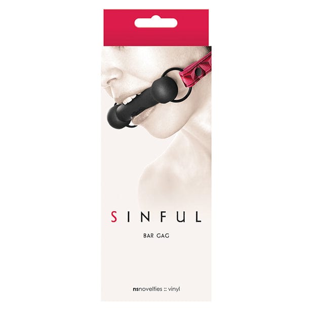 NS Novelties - Sinful BDSM Bar Gag (Pink) Ball Gag 625961606 CherryAffairs