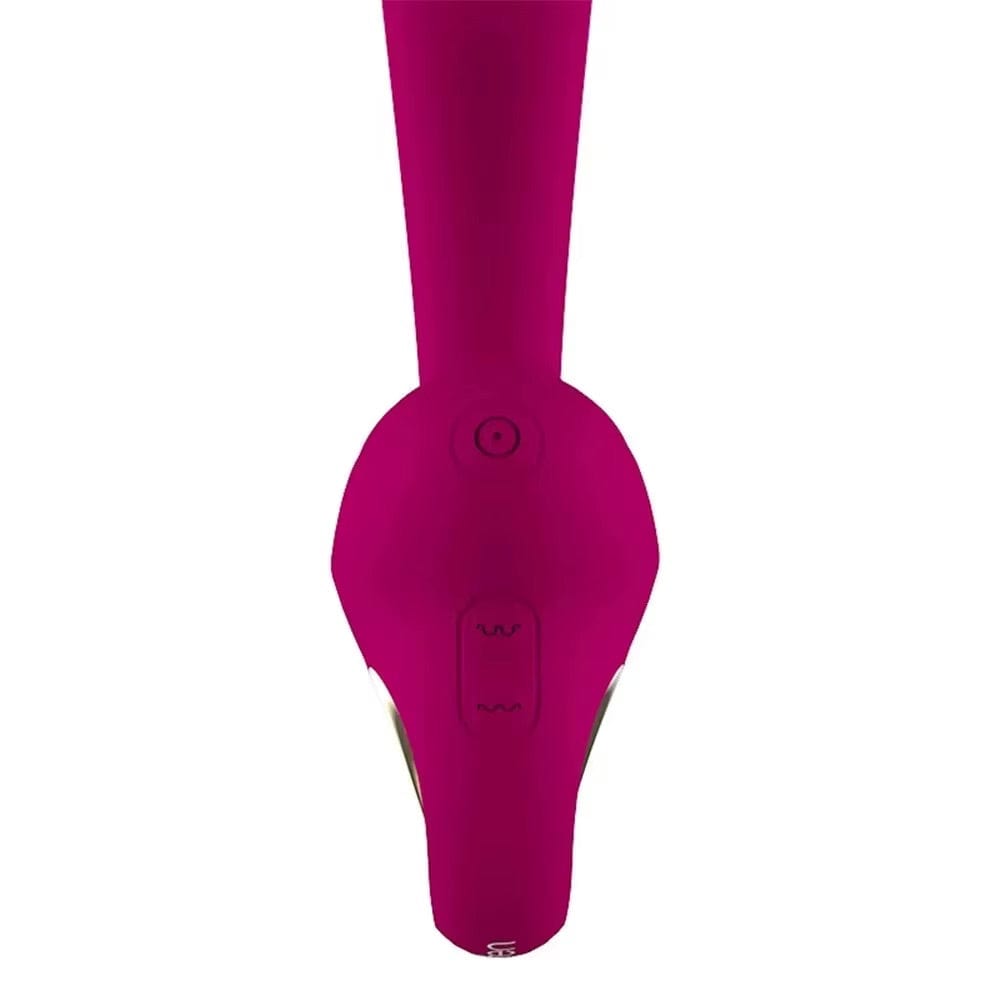 Leten - Clitoral Air Stimulator Sucking Heating G Spot Vibrator (Red Rose) LET1022 CherryAffairs