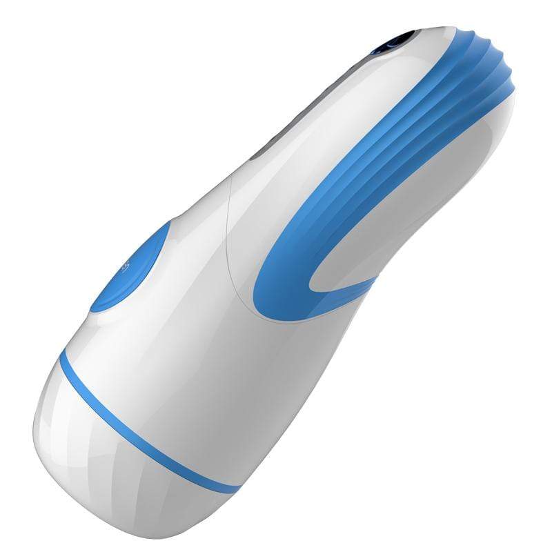 Leten - Excellent Tips Yui Hatano AMT Aircraft Automatic Cup Masturbator (White/Blue) Masturbator Soft Stroker (Vibration) Rechargeable 293476263 CherryAffairs