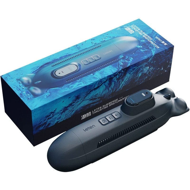 Leten - Submarine Thrusting Automatic Moaning Masturbator (Black) LET1028 CherryAffairs