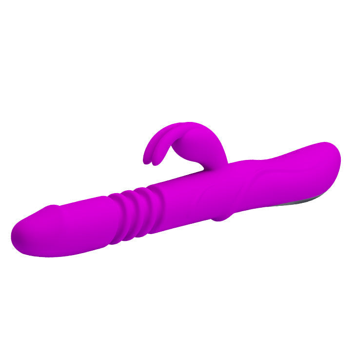 Pretty Love - Ward Rotating Thursting Rabbit Vibrator (Purple) - Purple - Rabbit Dildo (Vibration) Rechargeable