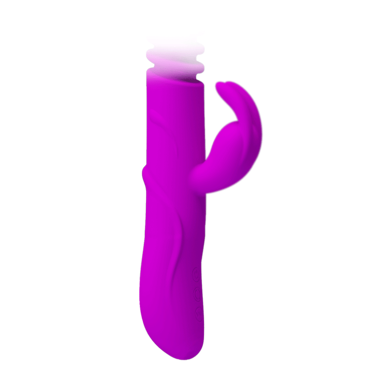 Pretty Love - Ward Rotating Thursting Rabbit Vibrator (Purple) - Purple - Rabbit Dildo (Vibration) Rechargeable