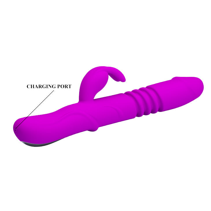 Pretty Love - Ward Rotating Thursting Rabbit Vibrator (Purple) - Purple - Rabbit Dildo (Vibration) Rechargeable