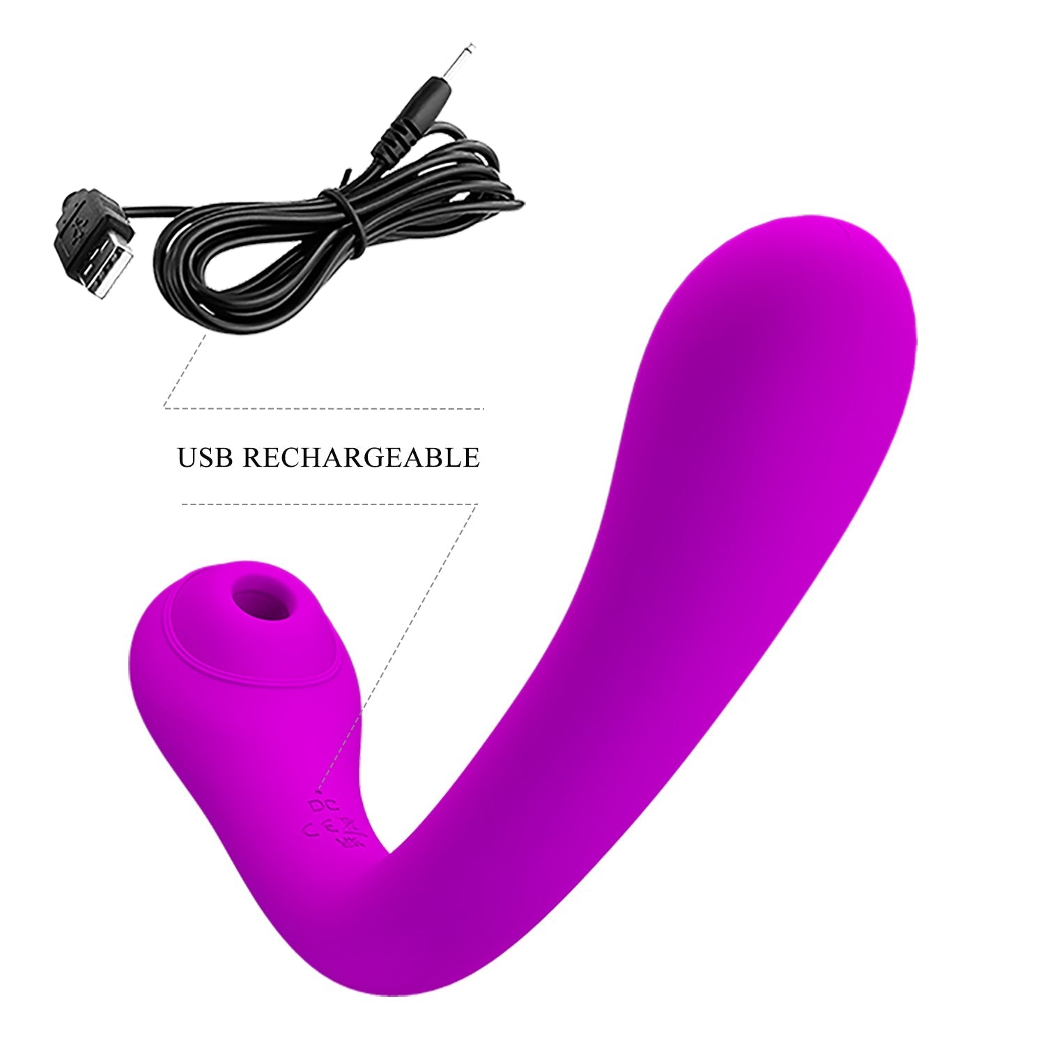 Pretty Love - Alex Vibrating Tapping Clitoral Massager (Pink) - Pink - Clit Massager (Vibration) Rechargeable