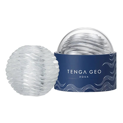 Tenga - 3D Geo Aqua Soft Stroker Masturbator (Putih)