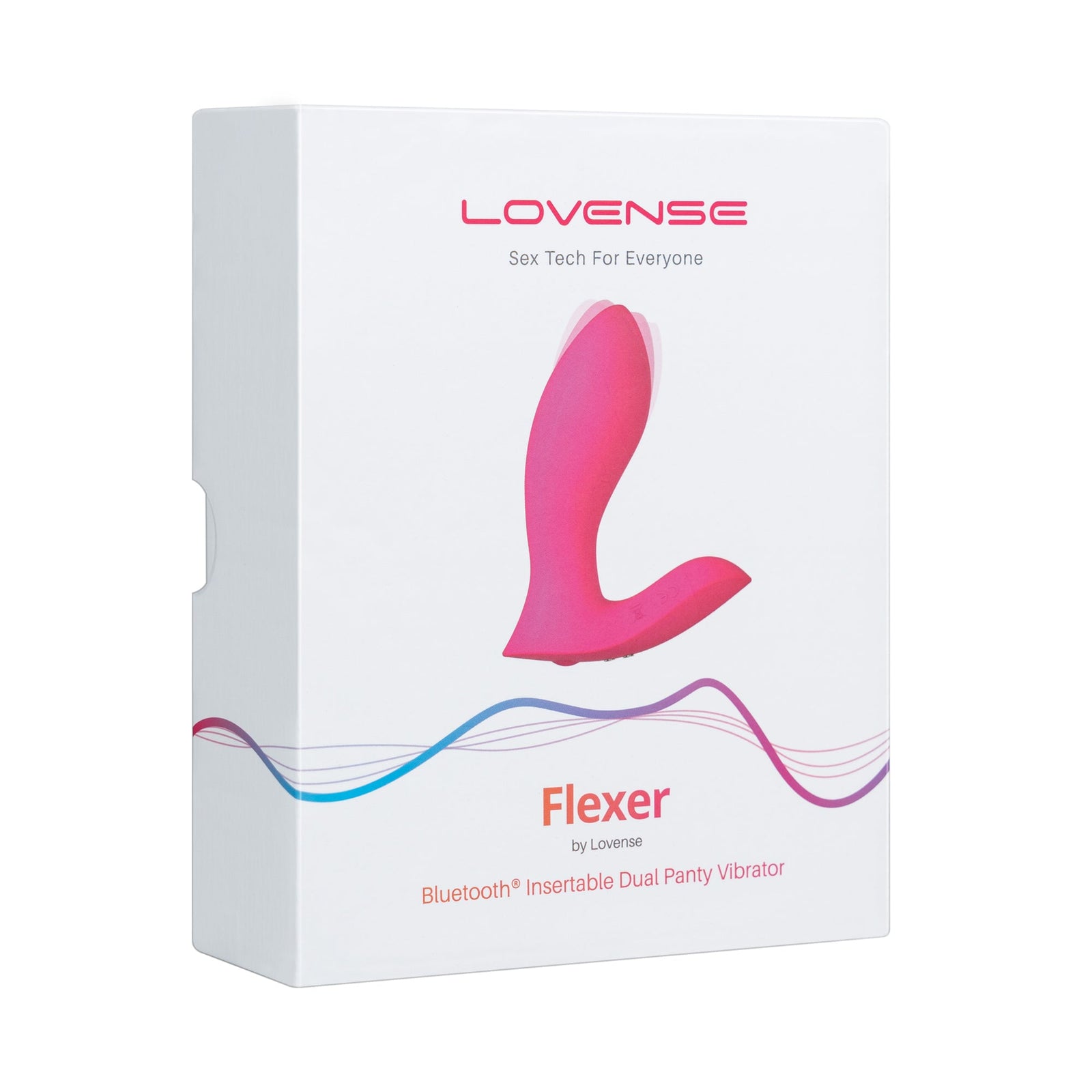 Lovense - Flexer App-Controlled Panties Vibrator (Pink) - Pink - Panties Massager Remote Control (Vibration)