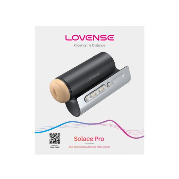 Lovense - Solace Pro Male Masturbator Stroker (Black) - Black - Masturbator (Hands Free) Rechargeable