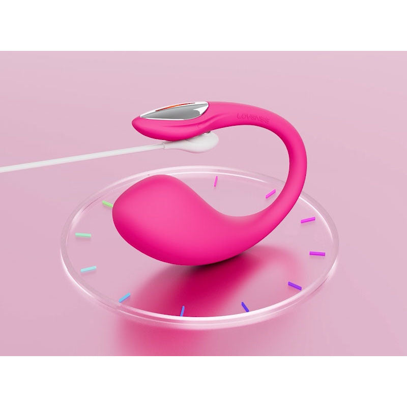 Lovense - Lush 4 App-Controlled Bullet Egg Vibrator (Pink) - Pink - Wireless Remote Control Egg (Vibration) Rechargeable