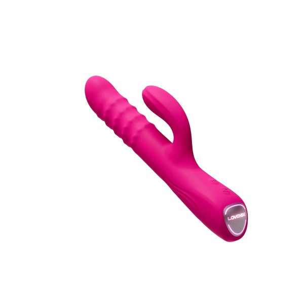 Lovense - Velvo Rotating Beaded G Spot Rabbit Vibrator (Pink)