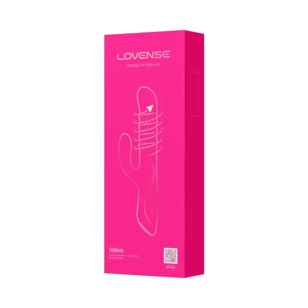 Lovense - Velvo Rotating Beaded G Spot Rabbit Vibrator (Pink)