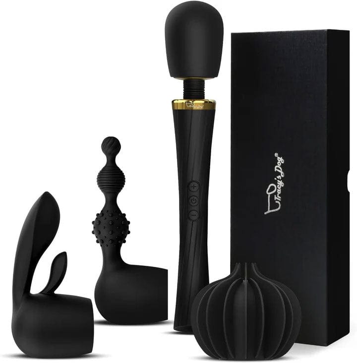 Tracy’s Dog - Hammer Magic Wand Kit Wand Massagers (Black) - Black - Wand Massagers (Vibration) Rechargeable