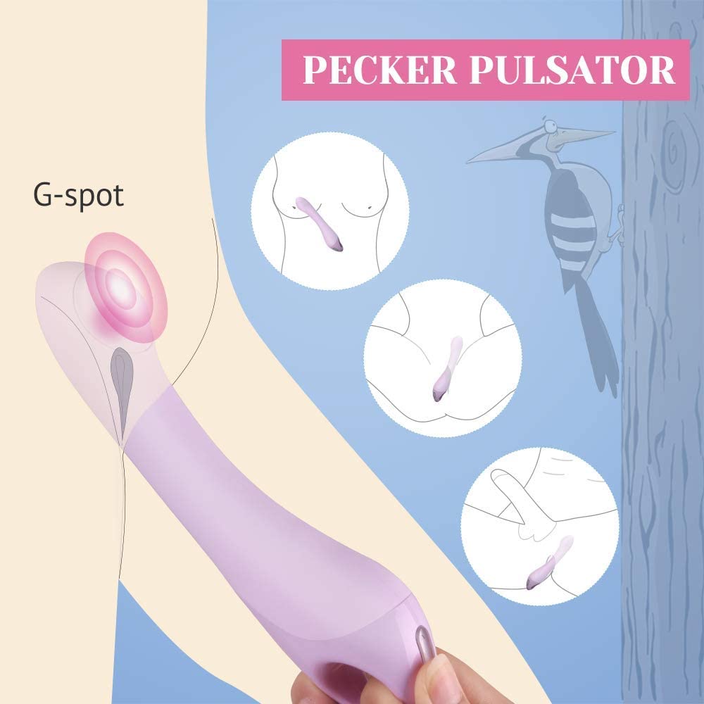 Tracy's Dog - Rechargeable G Spot Vibrator Pulsator (Purple) G Spot Dildo (Vibration) Rechargeable 293492891 CherryAffairs