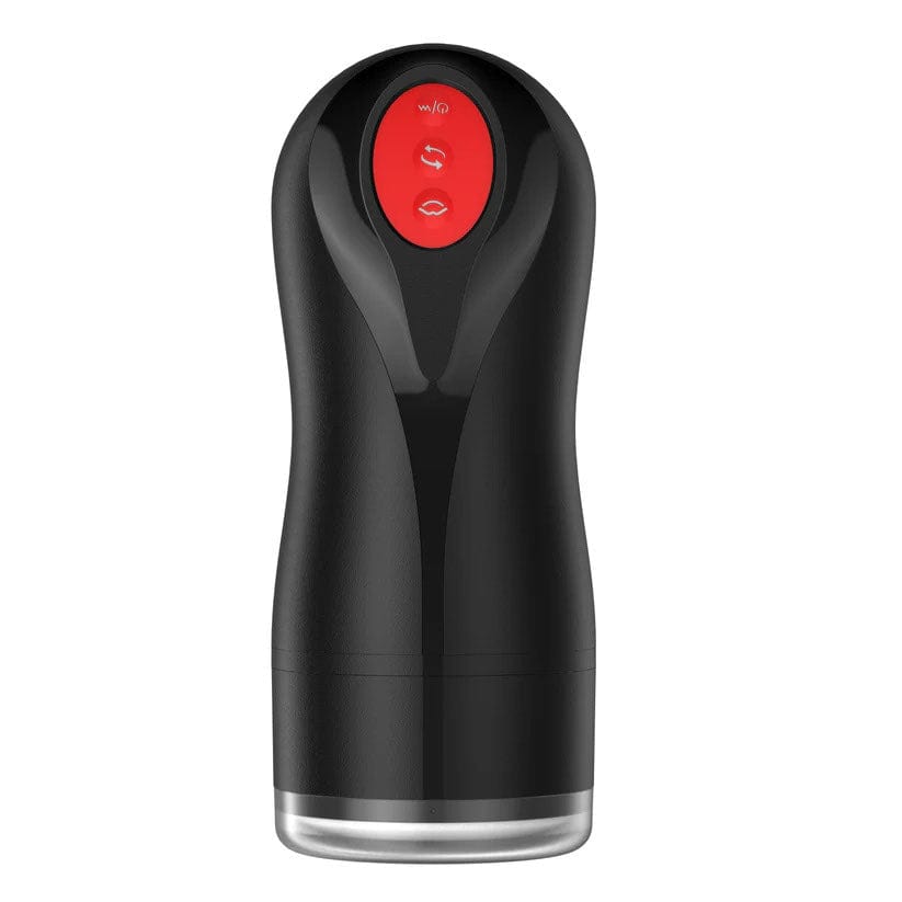 Tracy’s Dog - Relip Swirling & Tightening Male Blowjob Masturbator (Black) - Black - Masturbator Mouth (Vibration)