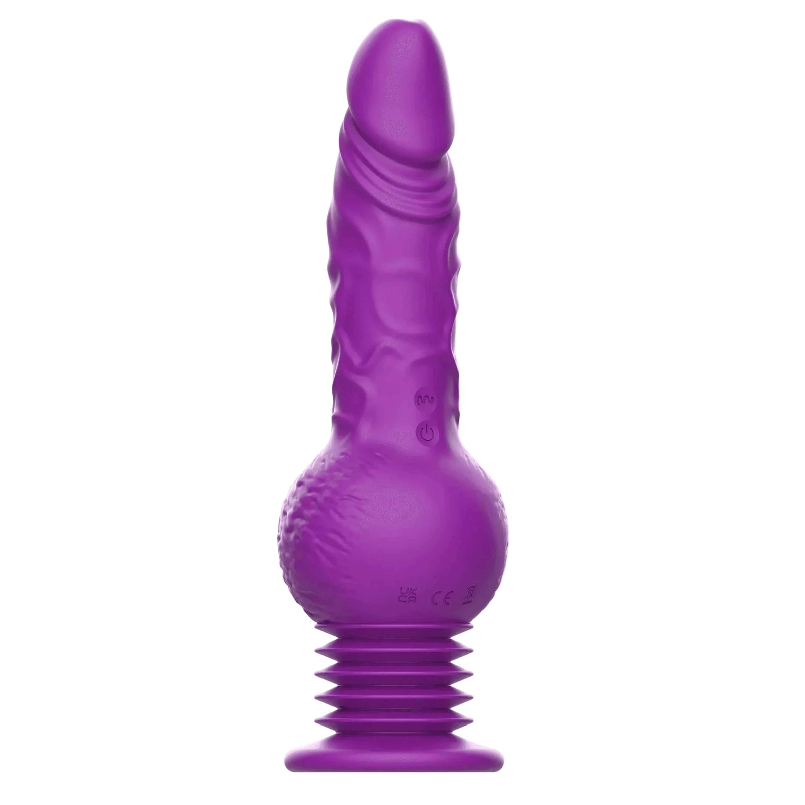Tracy's Dog - Drillme App-Controlled Thrusting Realistic Dildo Vibrator (Purple)