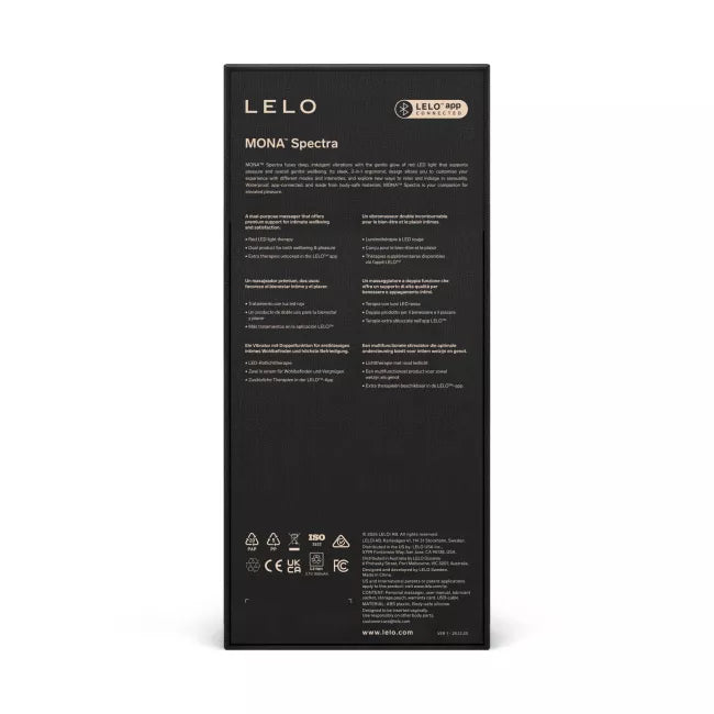 LELO - Mona Spectra App Controlled Red Light G Spot Vibrator (White)