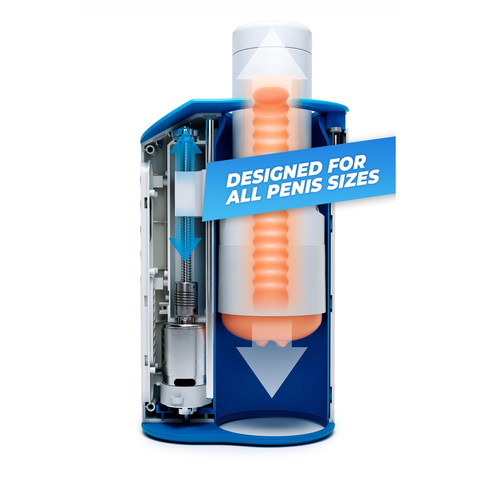 Autoblow - AI Ultra Machine Hands Free Masturbator (White) - White - Masturbator (Hands Free) AC Powered