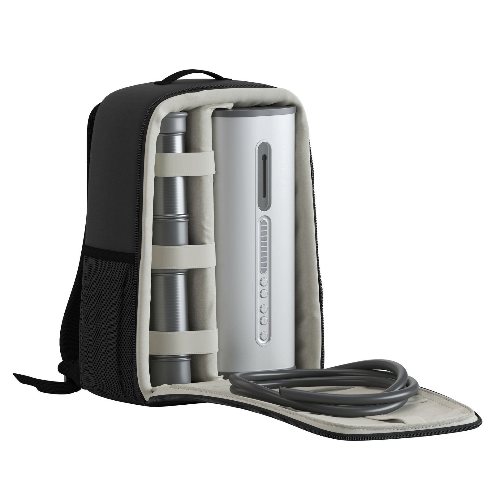 Autoblow - Vacuglide by Autoblow: Suction-Aided Milking Machine (Silver) - Silver - Masturbator (Hands Free) AC Powered