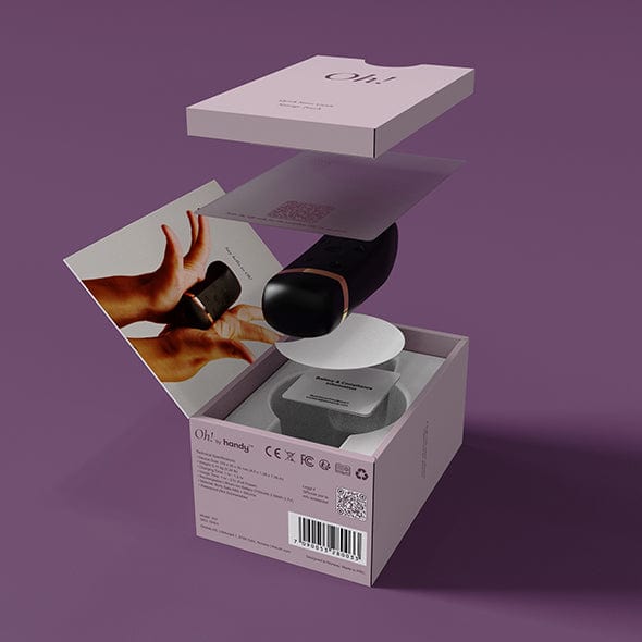 Handy - The Oh! Discreet App-Controlled Vibrator (Black) HD1008 CherryAffairs