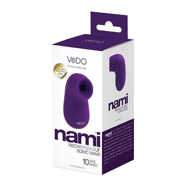 VeDO - Nami Rechargeable Sonic Clitoral Air Stimulator (Deep Purple) Clit Massager (Vibration) Rechargeable 716053727817 CherryAffairs