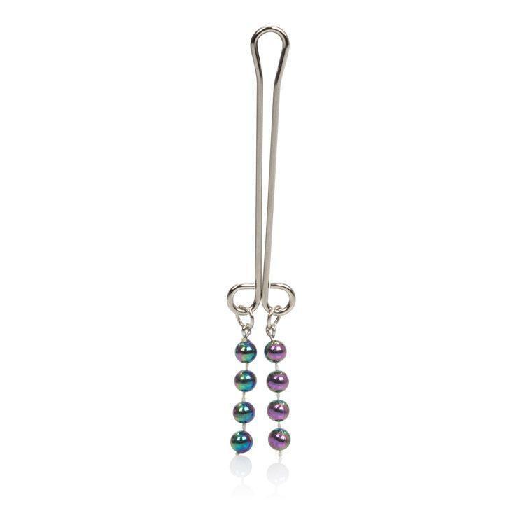 California Exotics - Clitoral Jewelry (Pearl Metallic) Clitoral Clamps - CherryAffairs Singapore