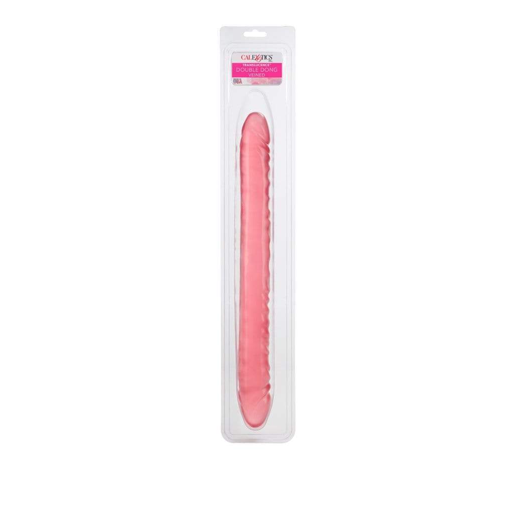 California Exotics - Translucence Veined Double Dong 17" (Pink) Double Dildo (Non Vibration) Durio Asia