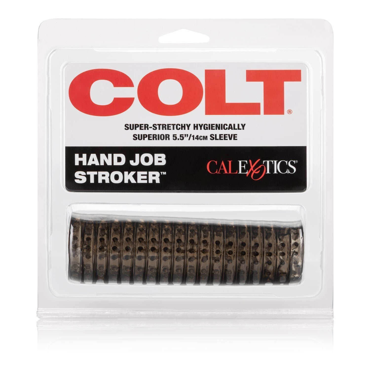California Exotics - COLT Super Stretchy Hand Job Stroker Cock Sleeve (Black) Masturbator Soft Stroker (Non Vibration) Singapore