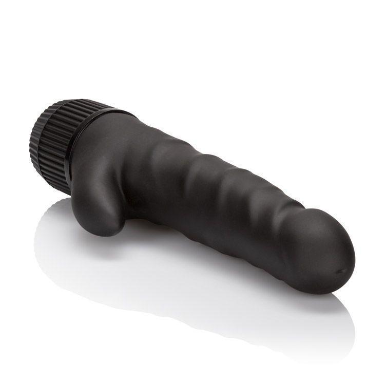 California Exotics - Black Velvet Clit Arouser Rabbit Vibrator (Black) Rabbit Dildo (Vibration) Non Rechargeable Singapore
