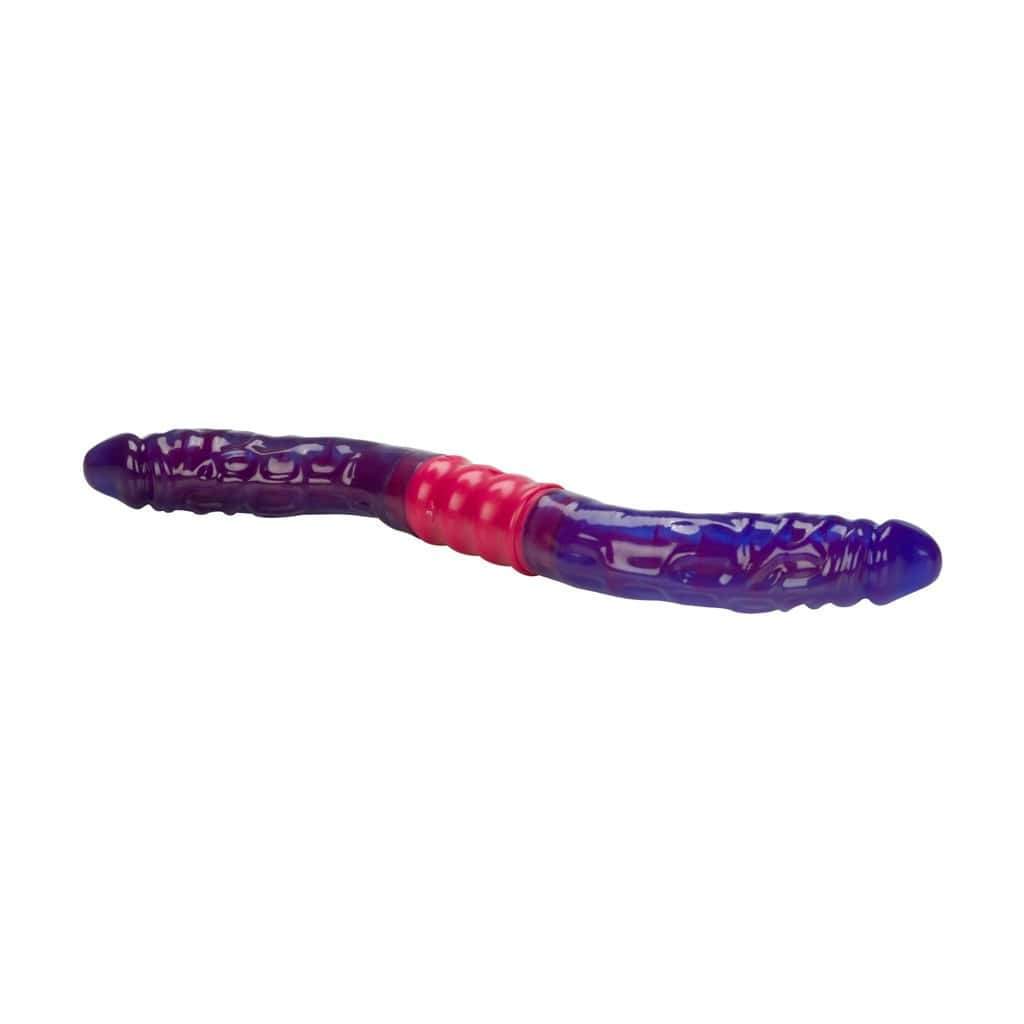 California Exotics - Dual Vibrating Flexi Double Dong 15" (Purple) Double Dildo (Non Vibration) 716770037756 CherryAffairs