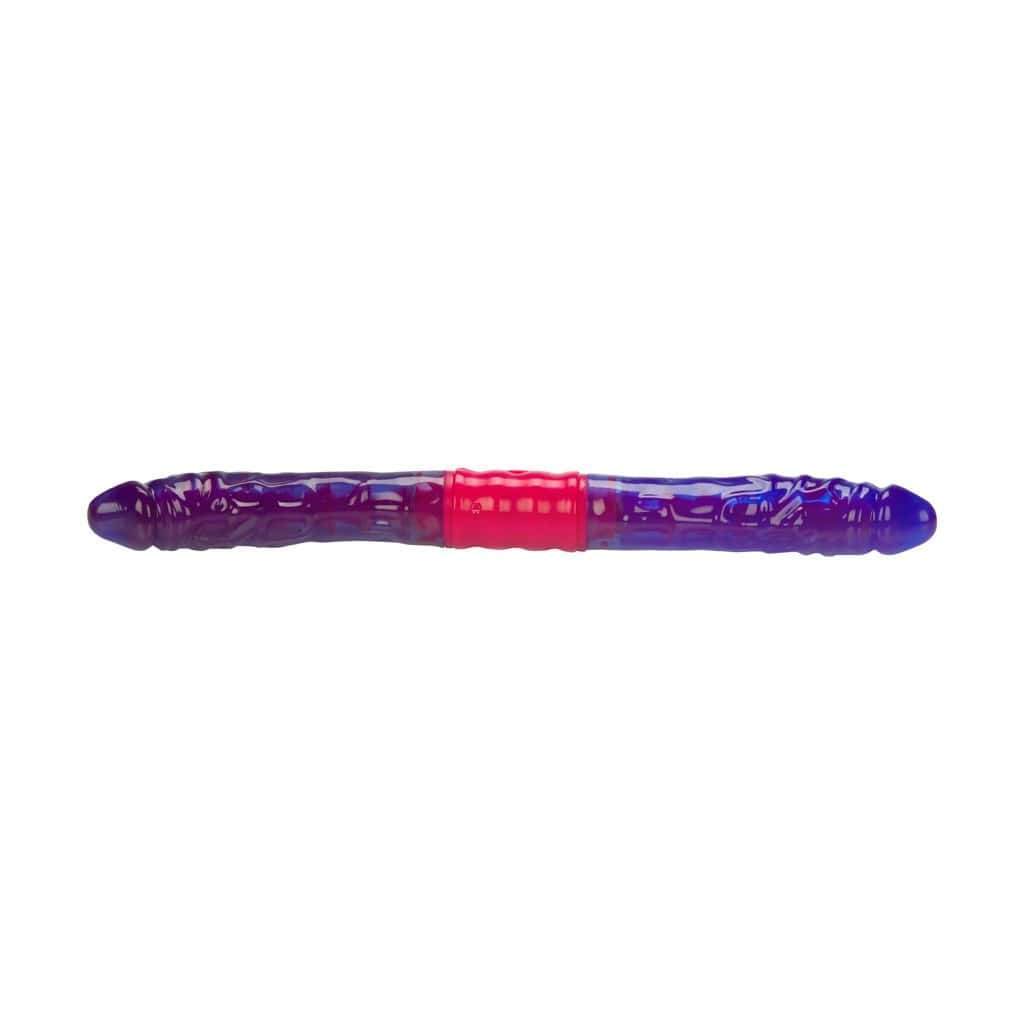 California Exotics - Dual Vibrating Flexi Double Dong 15" (Purple) Double Dildo (Non Vibration) 716770037756 CherryAffairs