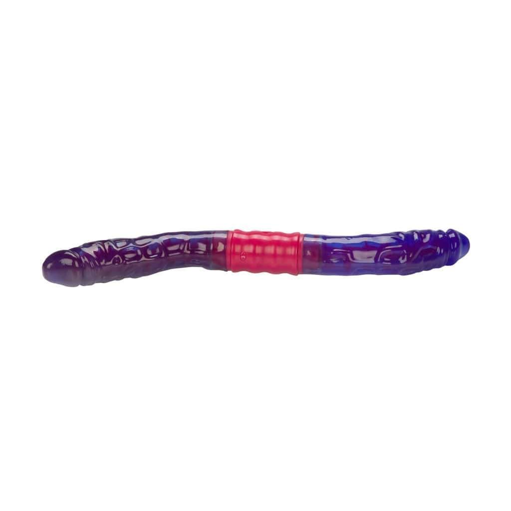 California Exotics - Dual Vibrating Flexi Double Dong 15" (Purple) Double Dildo (Non Vibration) 716770037756 CherryAffairs