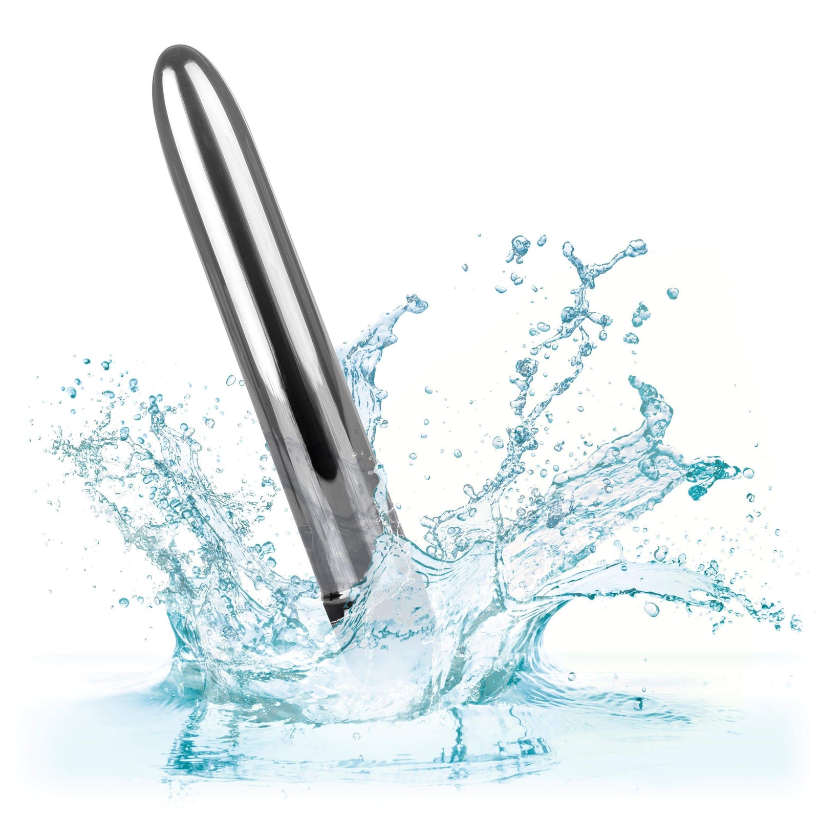 California Exotics - COLT Metal Rod Vibrator 6.25" (Silver) Non Realistic Dildo w/o suction cup (Vibration) Non Rechargeable 716770043061 CherryAffairs