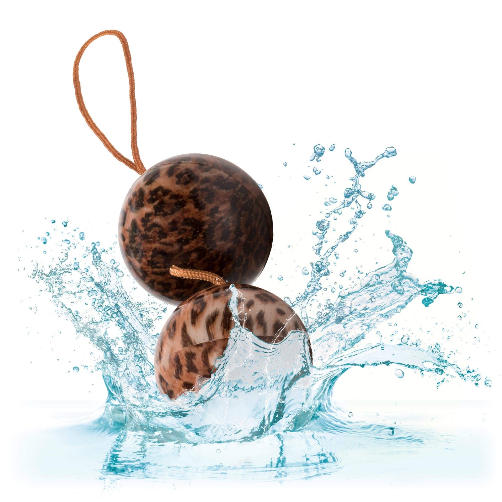 California Exotics - Leopard Duotone Weighted Kegel Balls (Leopard) Kegel Balls (Non Vibration) 716770052186 CherryAffairs