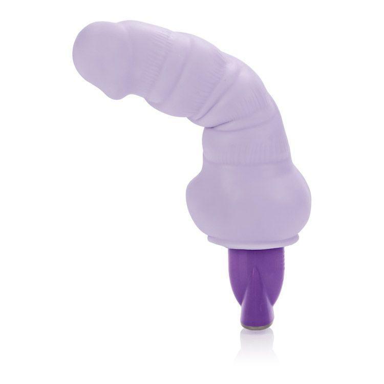 California Exotics - 10-Function Pure Bendie Vibrator (Purple) Non Realistic Dildo w/o suction cup (Vibration) Non Rechargeable - CherryAffairs Singapore
