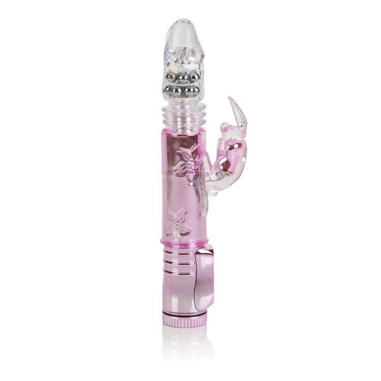 California Exotics - Thrusting Orgasm Jack Rabbit Vibrator (Pink) Rabbit Dildo (Vibration) Non Rechargeable Singapore
