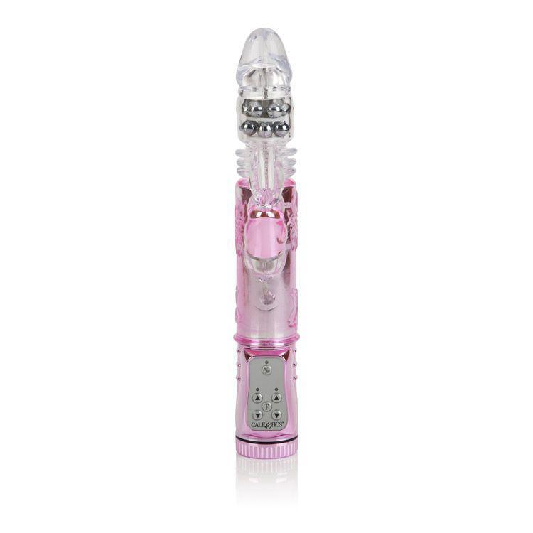 California Exotics - Thrusting Orgasm Jack Rabbit Vibrator (Pink) Rabbit Dildo (Vibration) Non Rechargeable Singapore