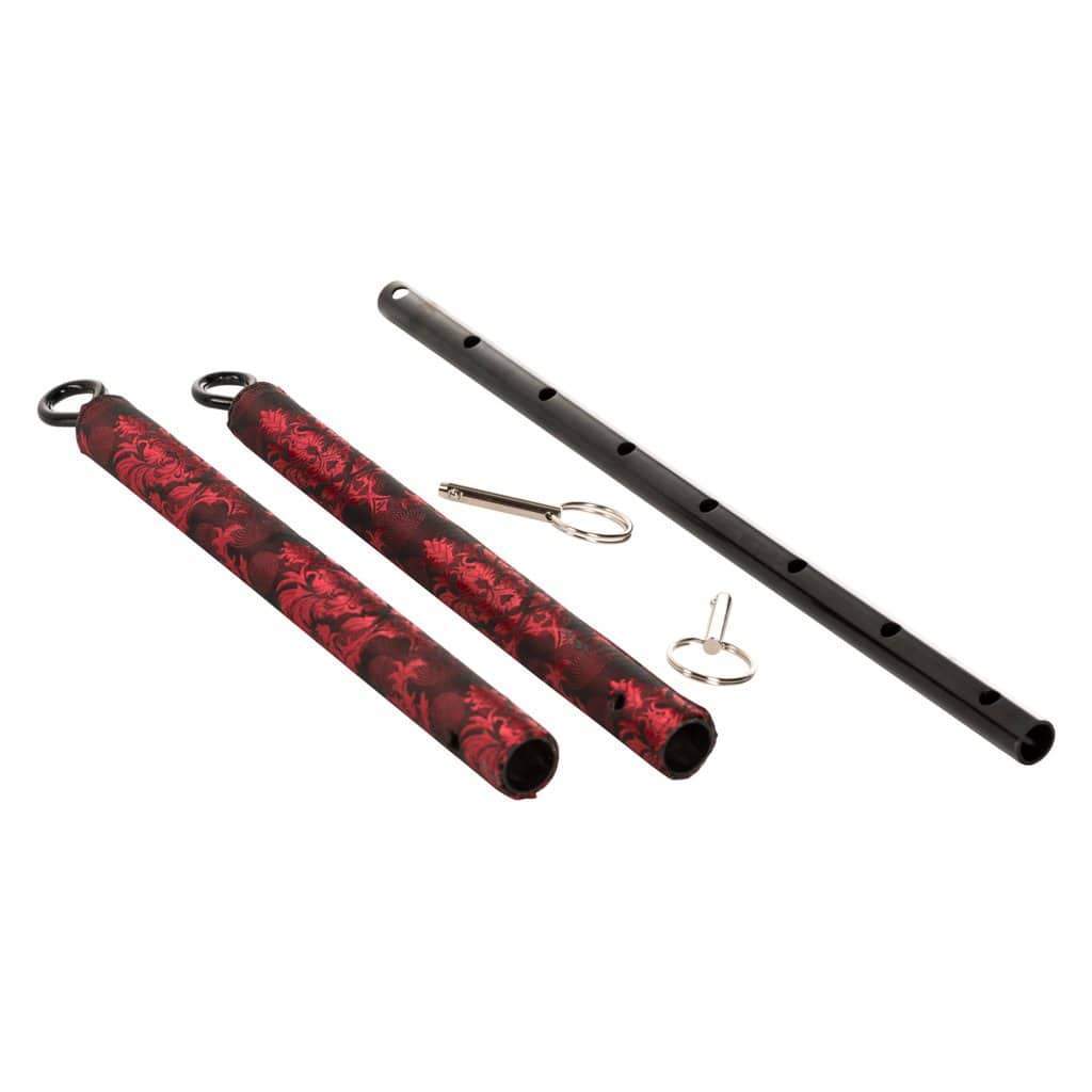 California Exotics - Scandal Spreader Bar (Red) BDSM (Others) 716770077080 CherryAffairs