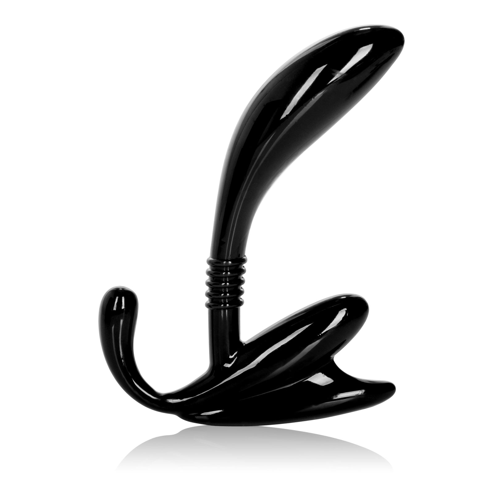 California Exotics - Apollo Curved Prostate Probe Massager (Black) Prostate Massager (Non Vibration) Singapore
