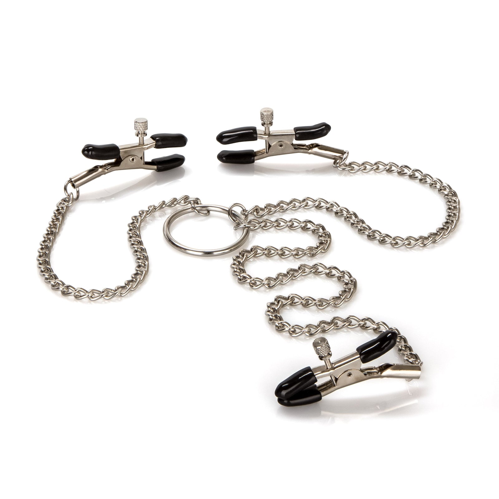 California Exotics - Nipple Play Triple Intimate Clamps (Silver) Nipple Clamps (Non Vibration) Singapore