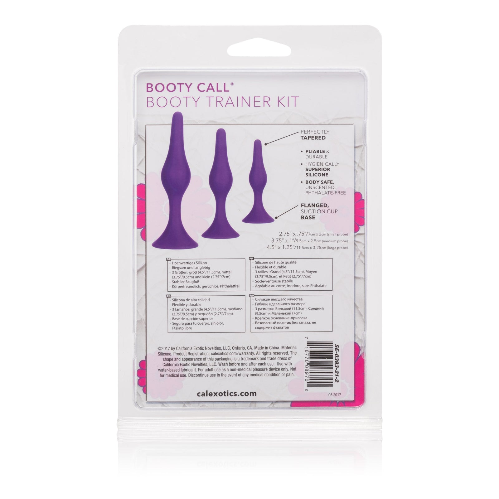 California Exotics - Booty Call Booty Trainer Kit (Purple) Anal Kit (Non Vibration) Singapore